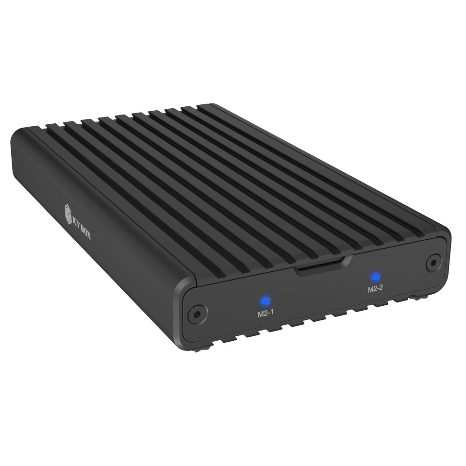 Icy Box kettaboks IB-2817M-C32 Gehäuse Kühlfunktion M2 NVMe SSD