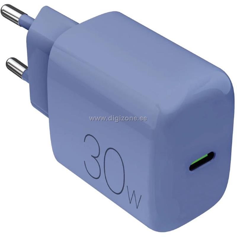 Puro laadija Charger "PRO LITE" 30W USB-C, sinine