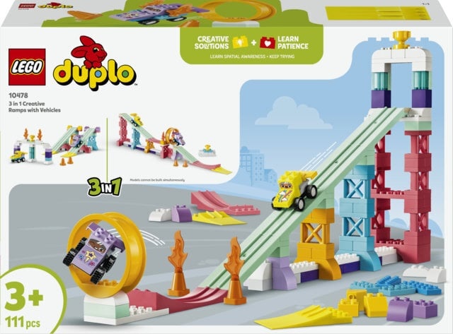 LEGO DUPLO Town 10478 - Loomingulised kaldteed ja sõidukid 3in1