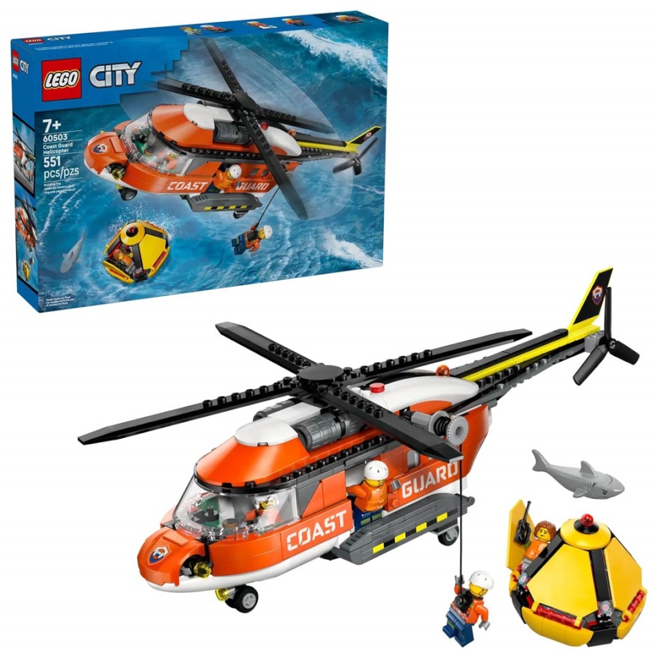 Lego klotsid CITY 60503 Coast Guard Helicopter