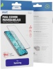 Wave kaitseklaas Full Cover, Samsung Galaxy A15, must raam