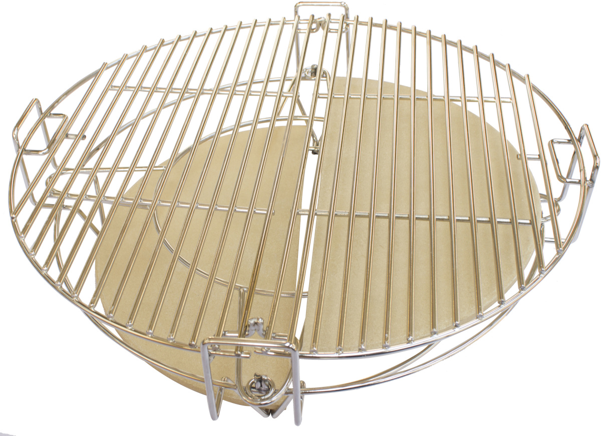 Anton Oliver söegrill kahe tsooniga grillimissüsteem 24" Kamado Charcoal Grill 2-Zone Grilling System, kuldne