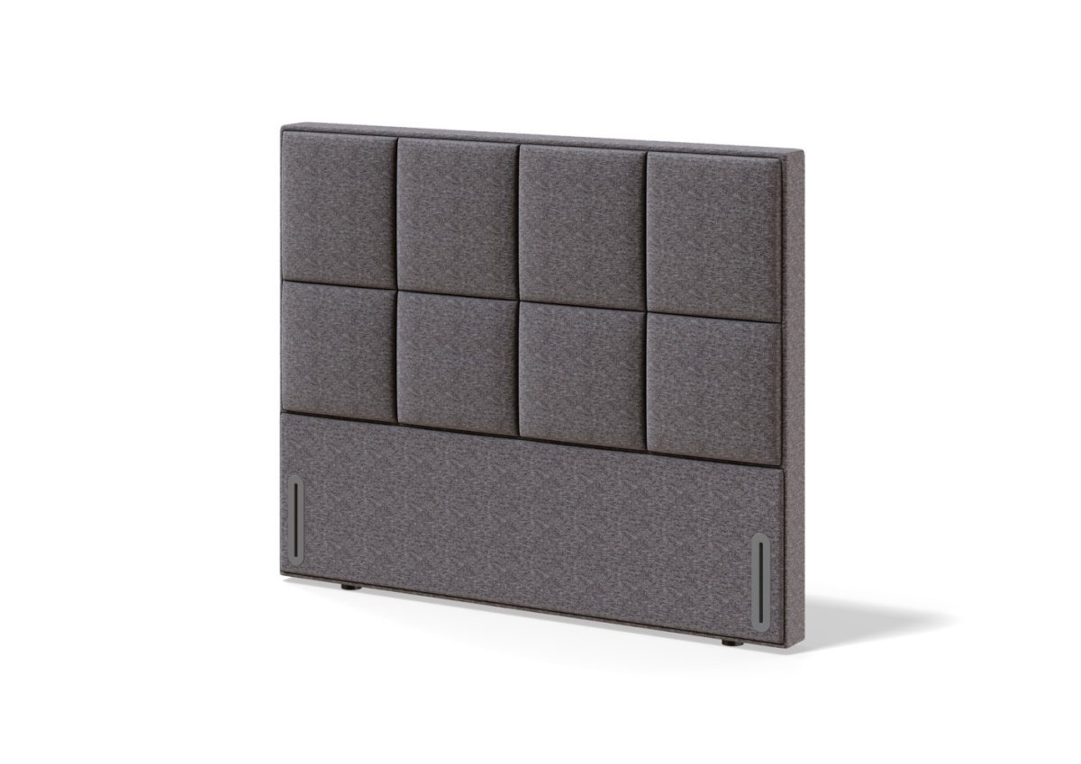 Sleepwell voodiots RED/BLACK KRONANG, 141x12x130cm, STINA hall