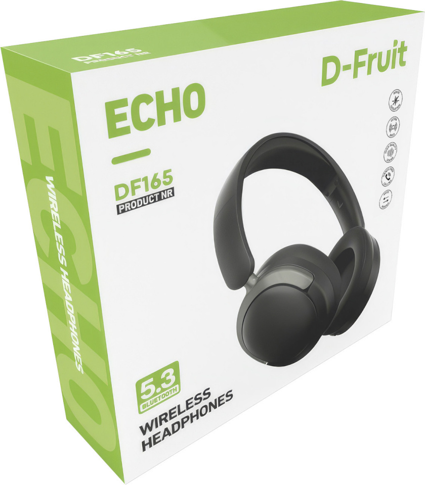 D-fruit juhtmevabad kõrvaklapid Echo DF165 must