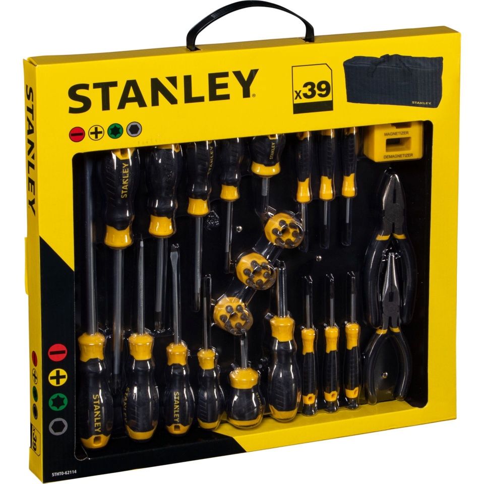 Stanley Black&decker kruvikeeraja Stanley Schraubendreher-Set, 39- tlg.