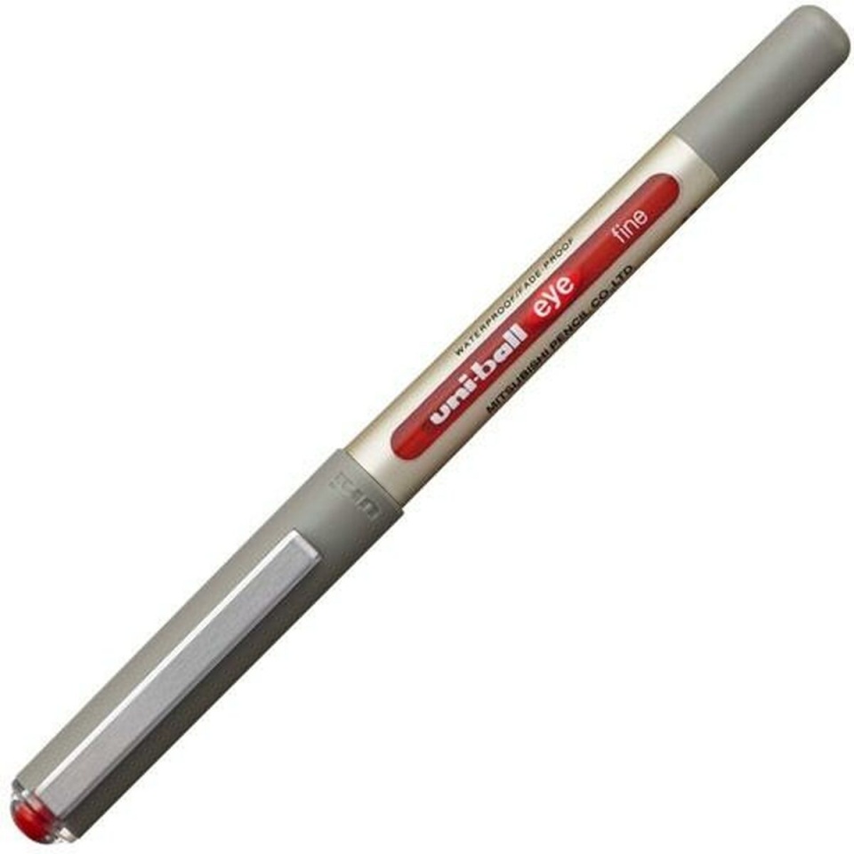 Uni-Ball Vedela tindiga pliiats Rollerball Eye Fine UB-157 punane 0,7 mm 12 Tükid, osad