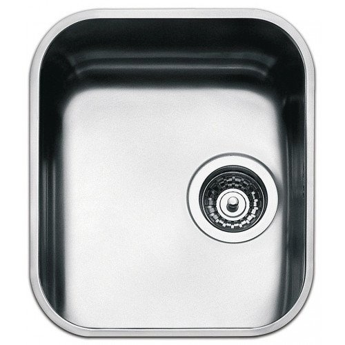 SMEG valamu UM34 Alba, 34cm, alt monteeritav, käsitsi, vääristeras, roostevaba teras