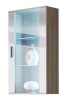 Cama Meble vitriinkapp hanging display cabinet SOHO sonoma oak/valge läikega