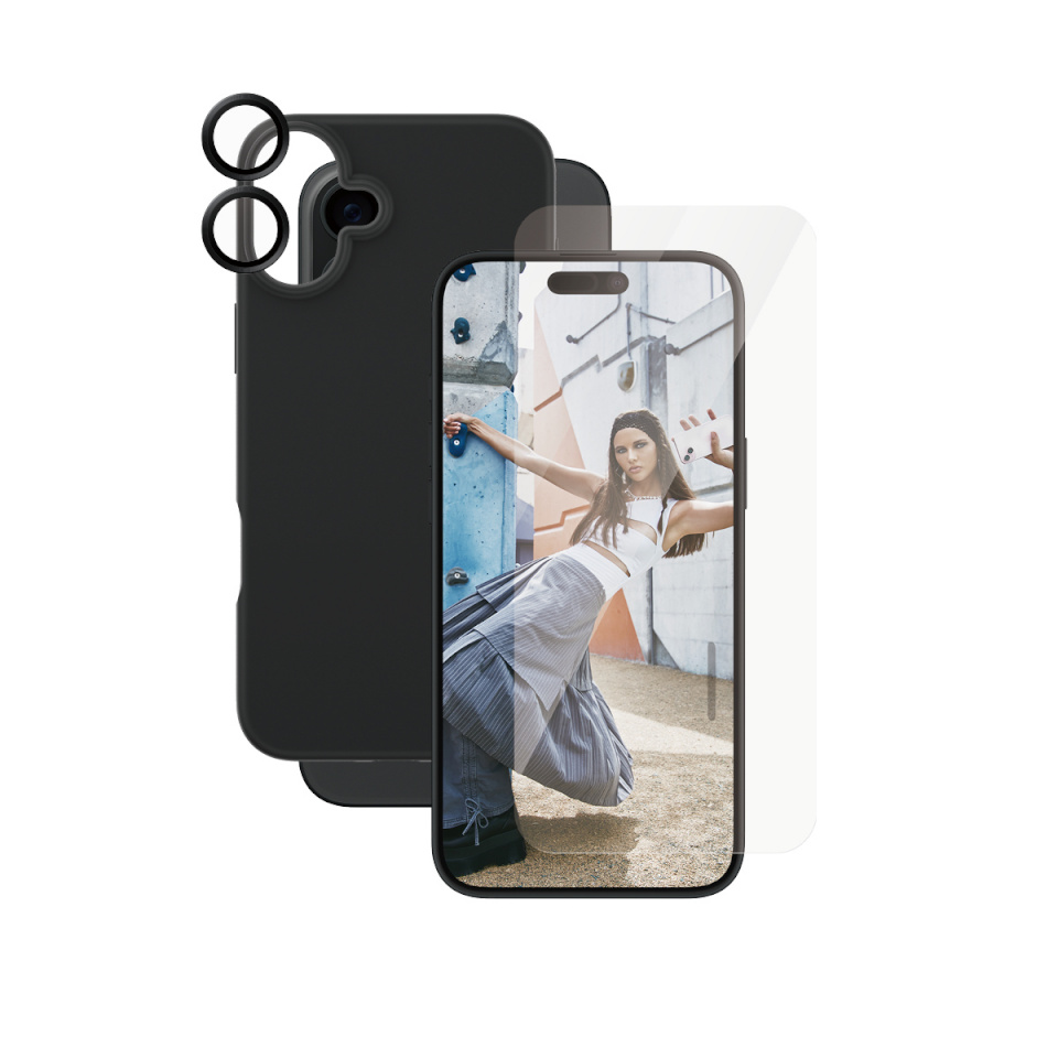 PanzerGlass kaitsekest CARE Fashion 3in1 Bundle iPhone 16 Plus