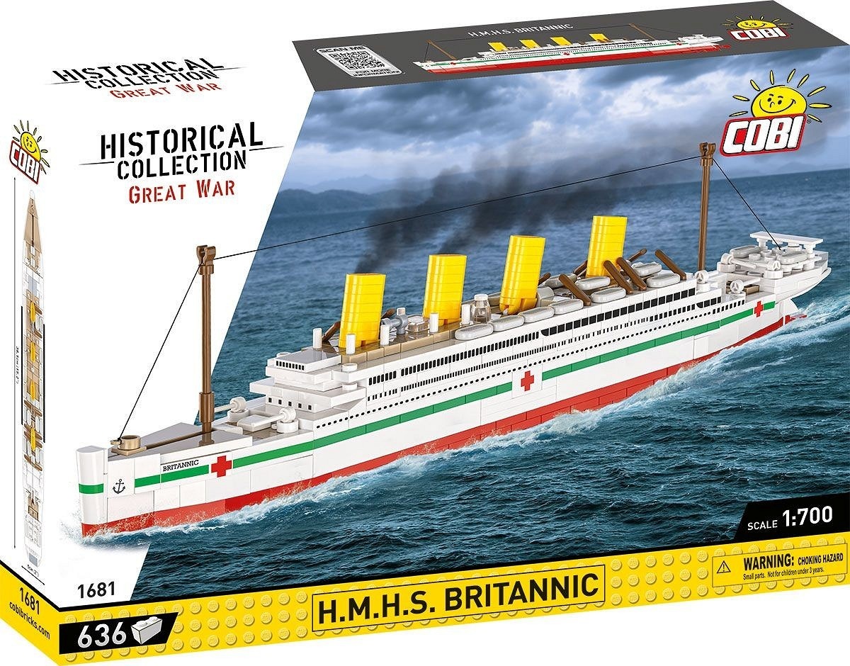 Cobi klotsid Blocks H.M.H.S. Britannic 636 blocks