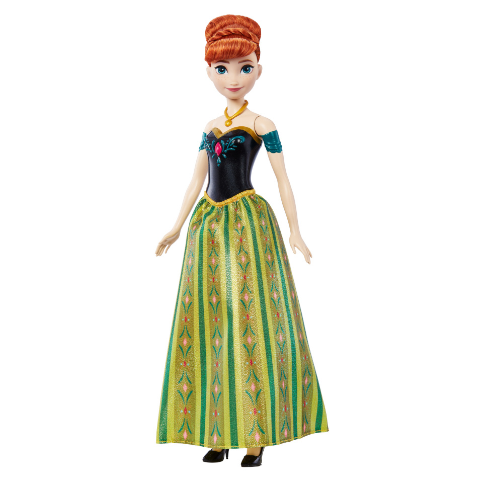 Mattel Disney Die Eiskönigin singende Puppe Anna "Zum ersten Mal"