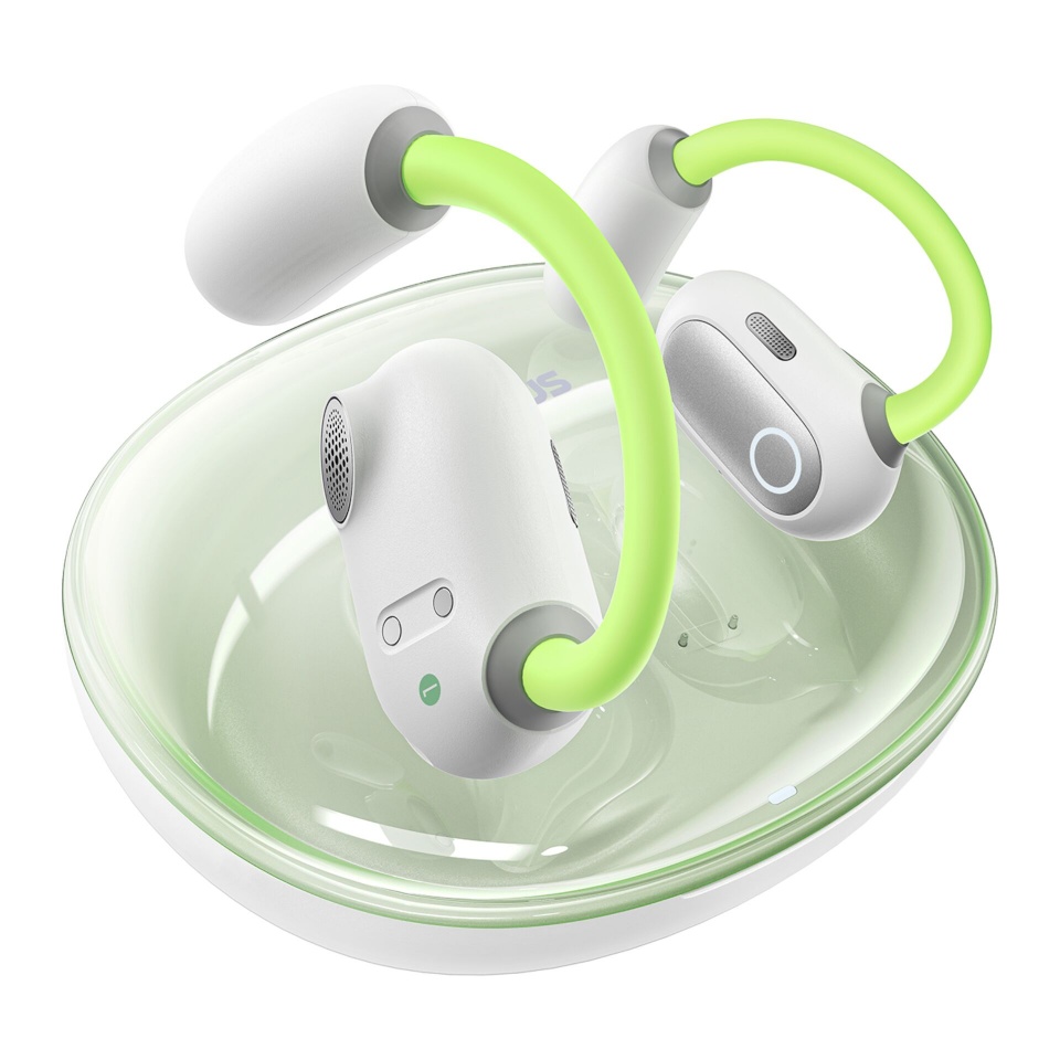 Baseus kõrvaklapid Eli Sport 1 Open-Ear TWS Earbuds roheline