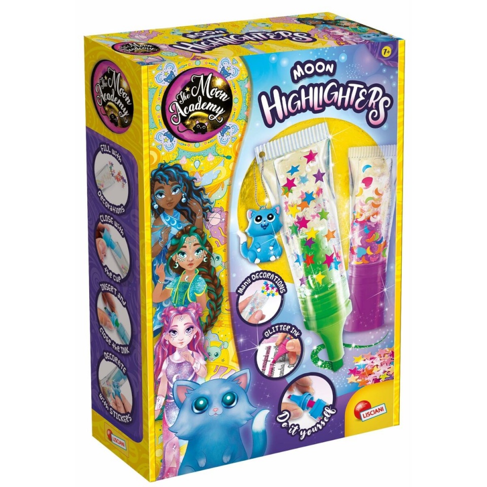 Lisciani Giochi käsitöömäng The Moon Academy Moon Highlighters mitmevärviline