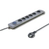 Qoltec pikendusjuhe Surge protector 6 sockets, 5m