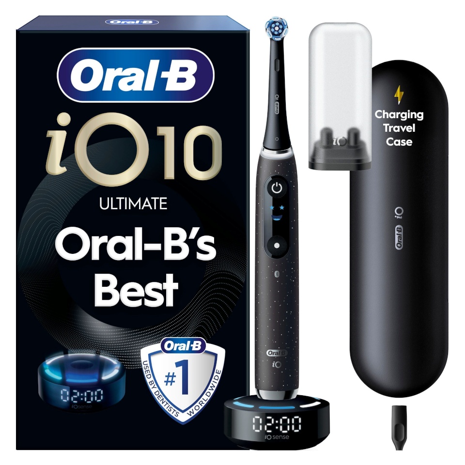 Braun elektriline hambahari Oral-B iO10, must + laadimise reisikott