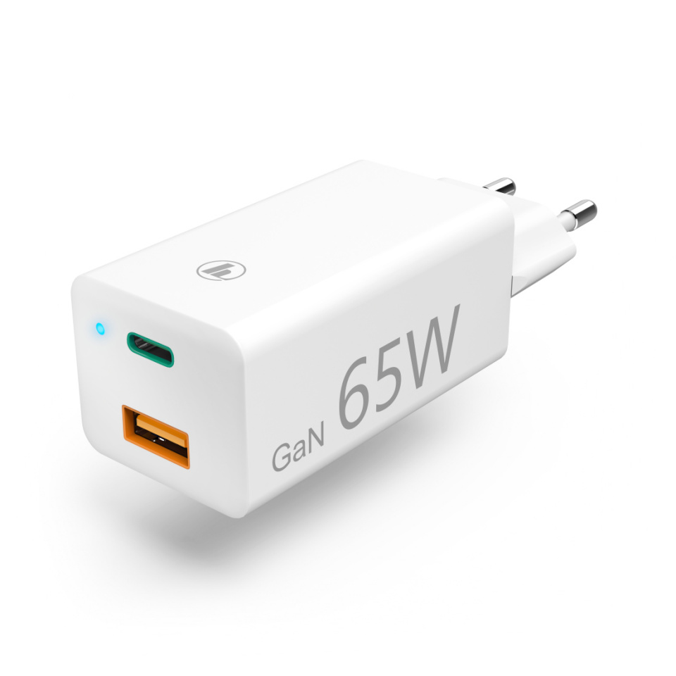 Hama laadija USB-C USB-A 65W , valge