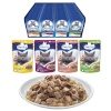 Prevital kassitoit Cat Food Mix 4 Flavors Chicken, Veal, Salmon, Poultry, 96x100g