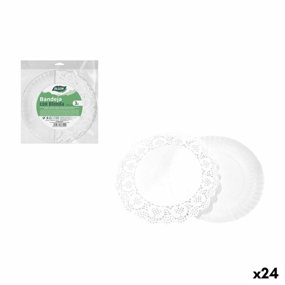Algon Toidukandikute komplekt Ringjas 20cm 3tk (24tk)