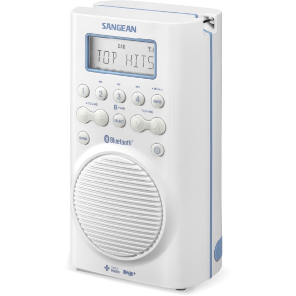 Sangean raadio H-205D BT (Aquatic 205) valge/sinine