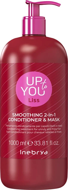 Inebrya palsam Up To You Liss Smoothing Conditioner & Mask 1000ml, unisex