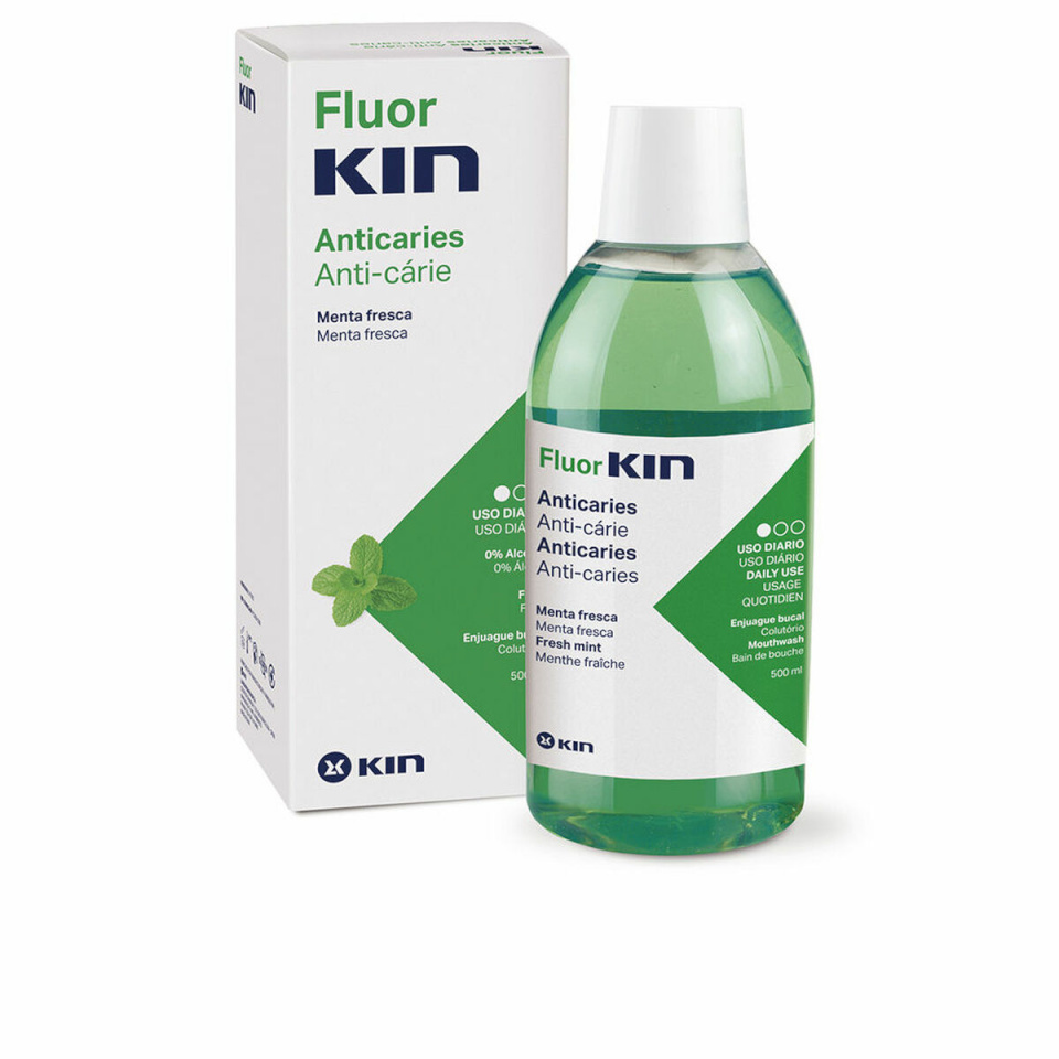 KIN suuvesi Fluorkin Münt Kaariesevastane 500ml