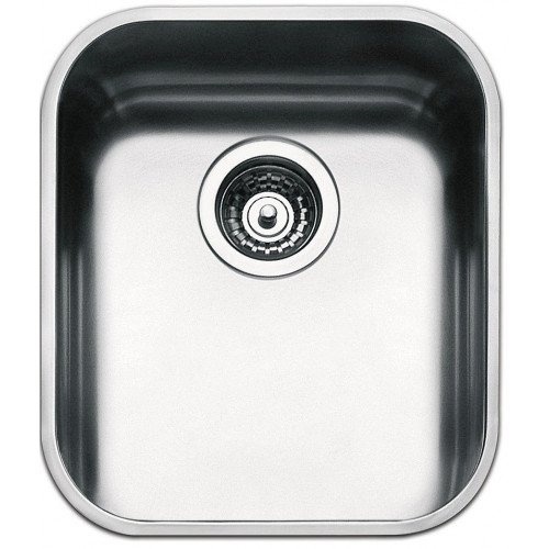 SMEG valamu UM40, 36cm, alt monteeritav, käsitsi, vääristeras, roostevaba teras