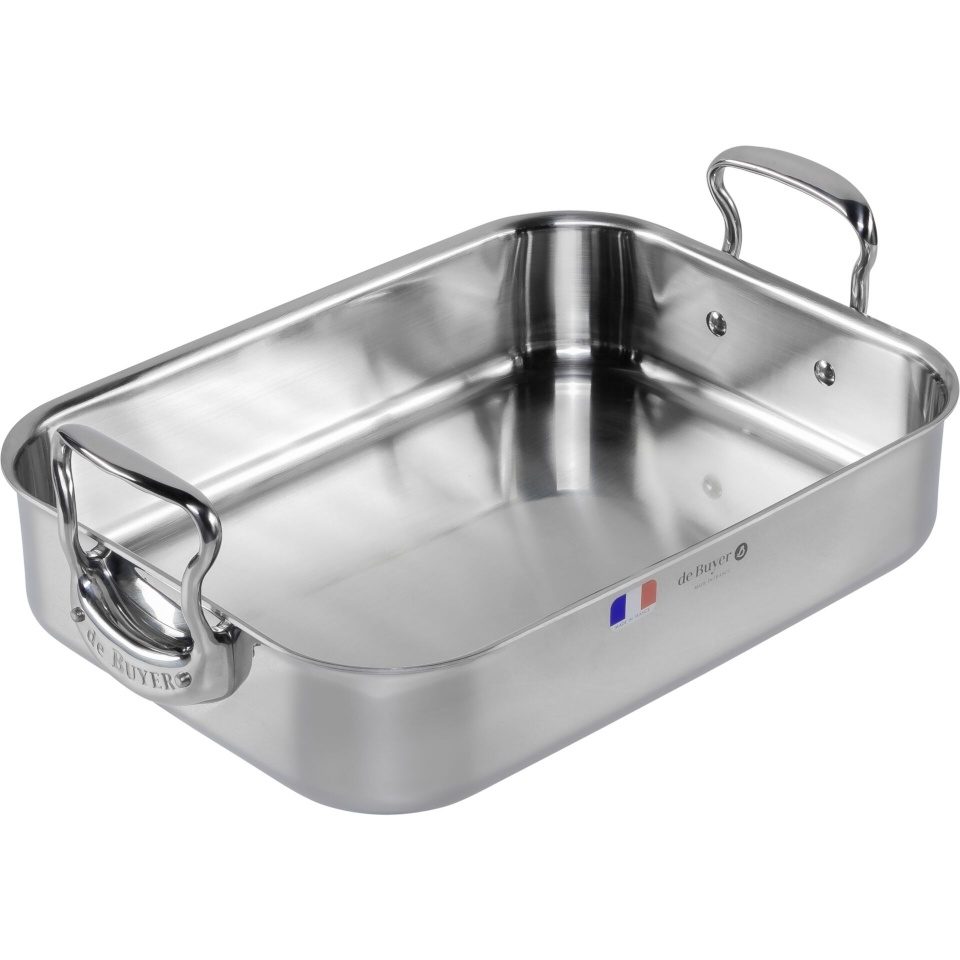 De Buyer ahjuvorm Affinity Casserole Stainless Steel 35X25cm