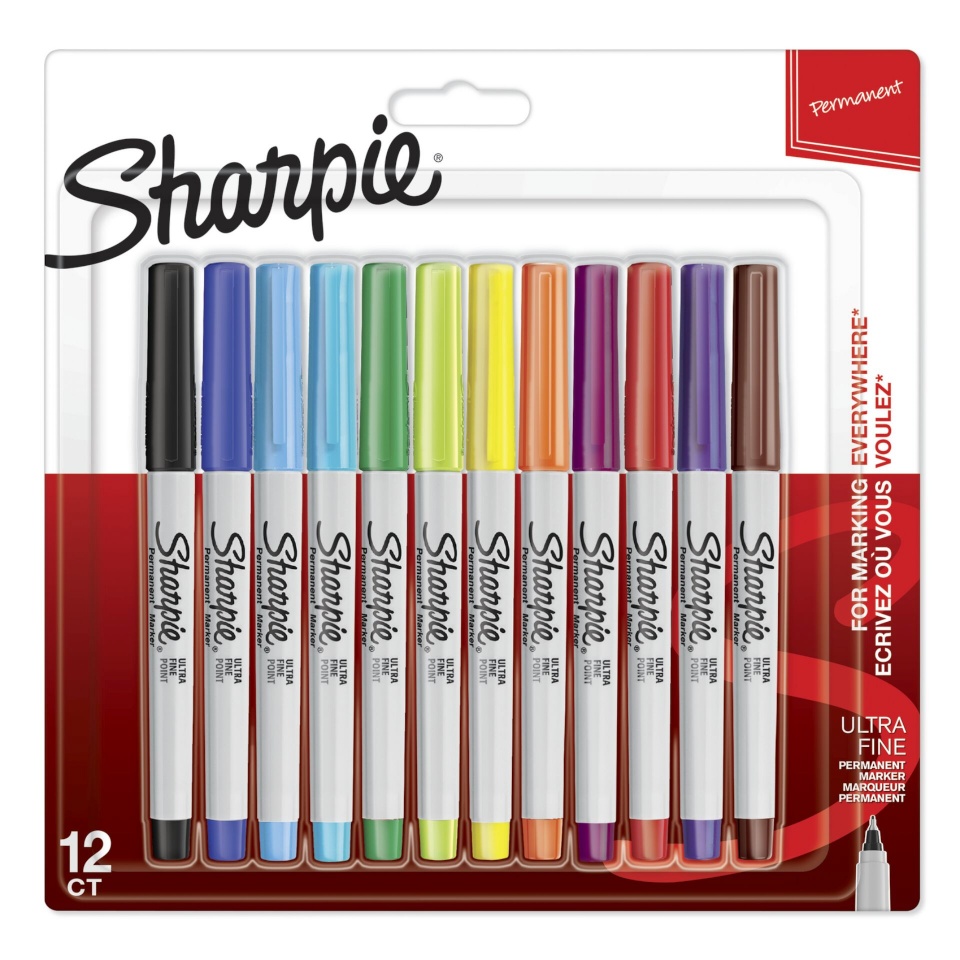 Sharpie markerid 1x12 Permanent Marker UF, 12tk
