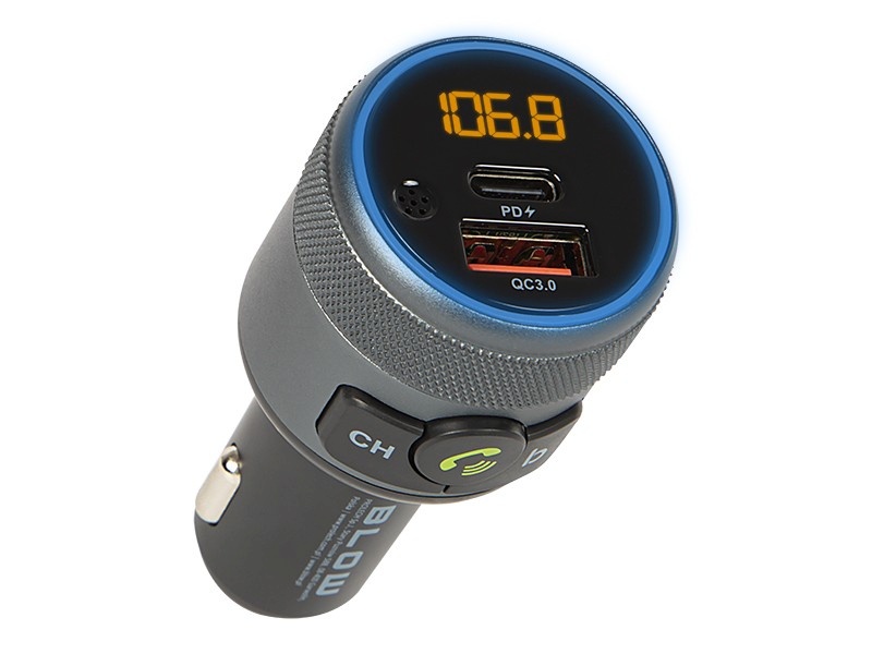 Blow FM-edastaja Bluetooth5.1 + QC3.0 + PD 24W