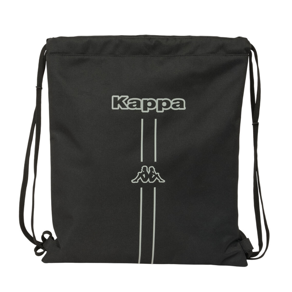 Kappa paeltega seljakott Dark must 35x40x1cm