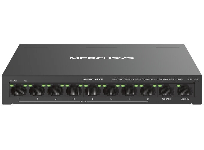 Mercusys switch MS110CP Network PoE Support must