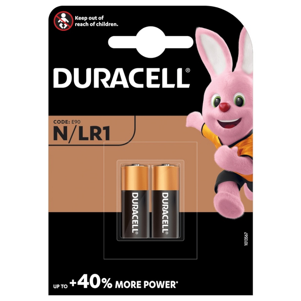 Duracell patarei N/LR1 1.5V 2tk