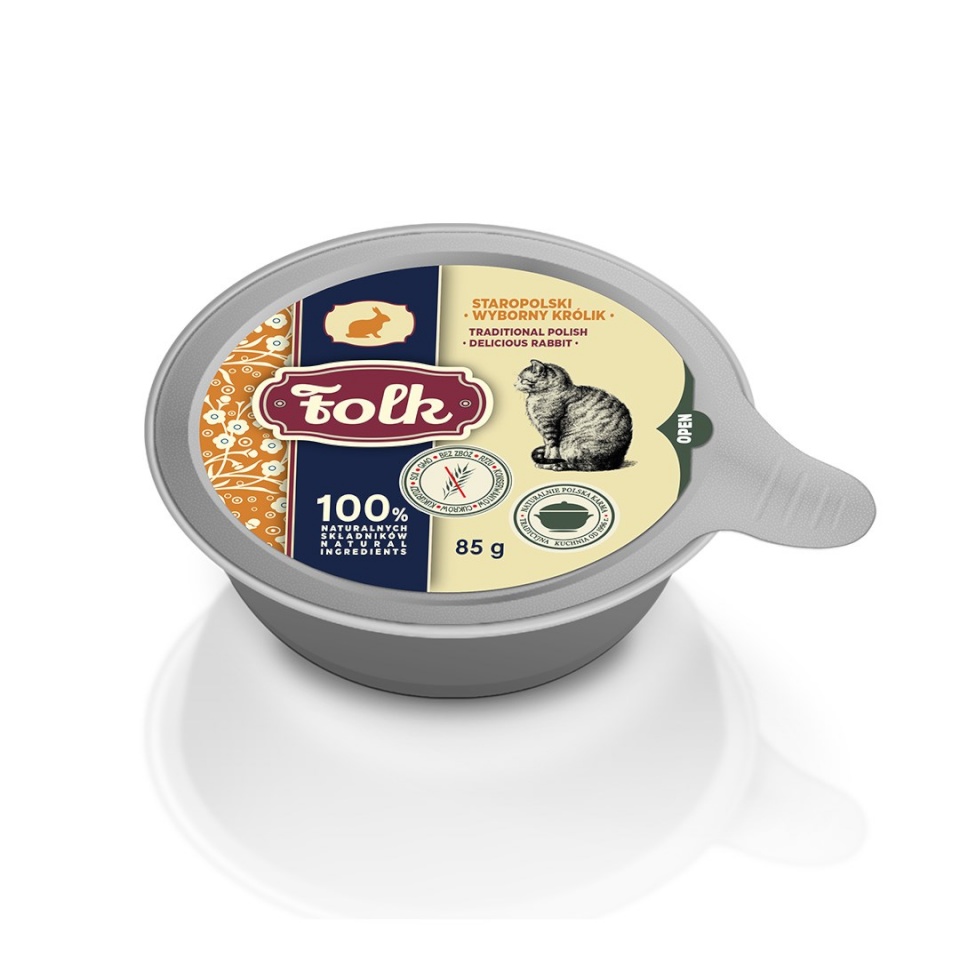 Folk kassitoit Traditional Polish Delicious Rabbit, 85g