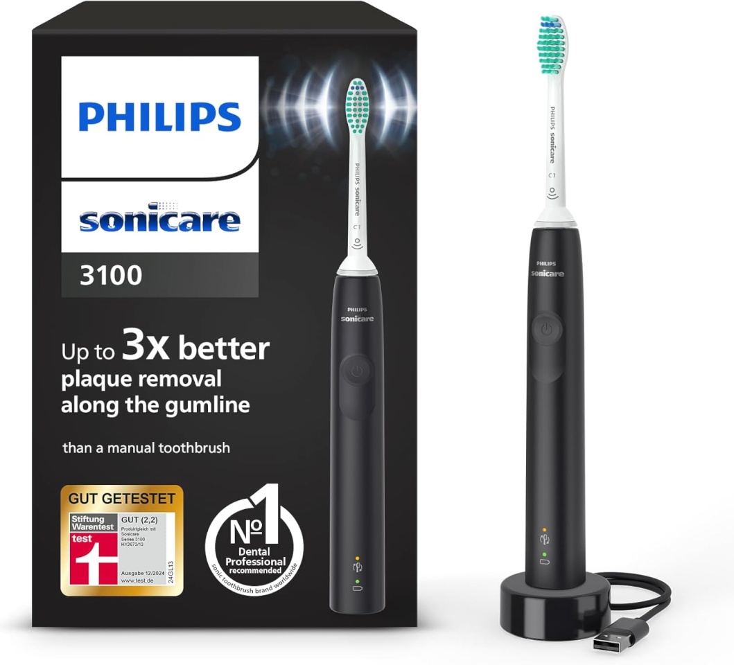 Philips elektriline hambahari Sonicare 3100 HX3671/14, must