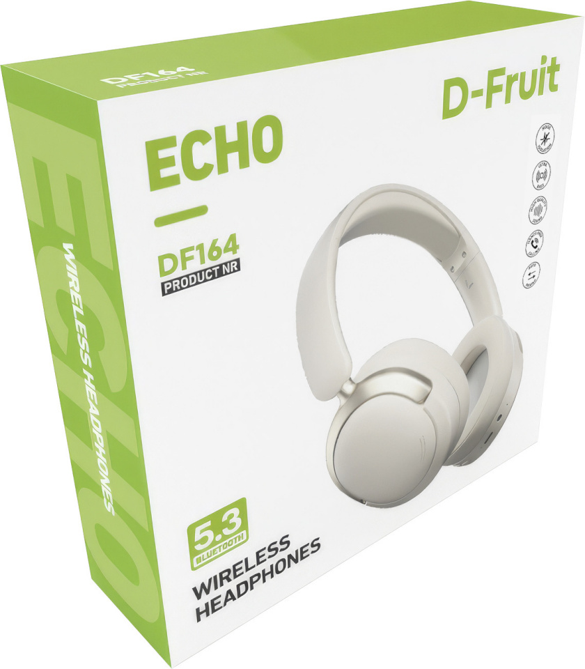 D-fruit juhtmevabad kõrvaklapid Echo DF164, valge