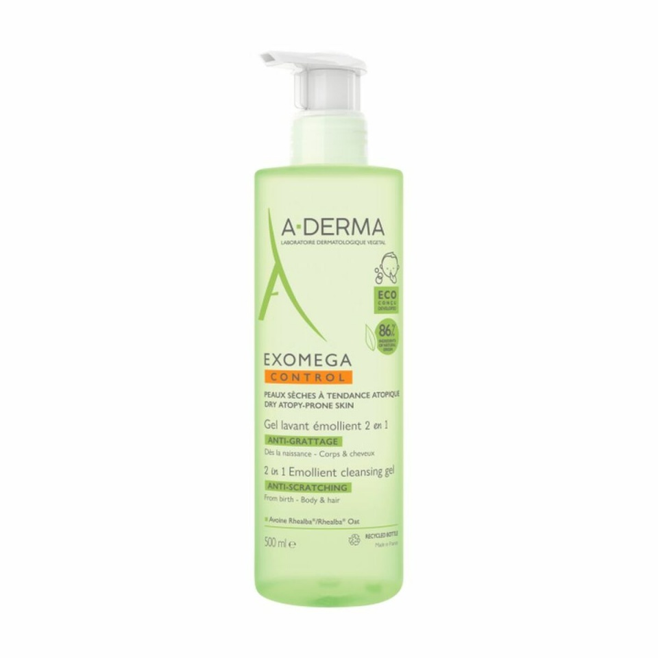 A-Derma päevituskreem näole Exomega Control 500ml