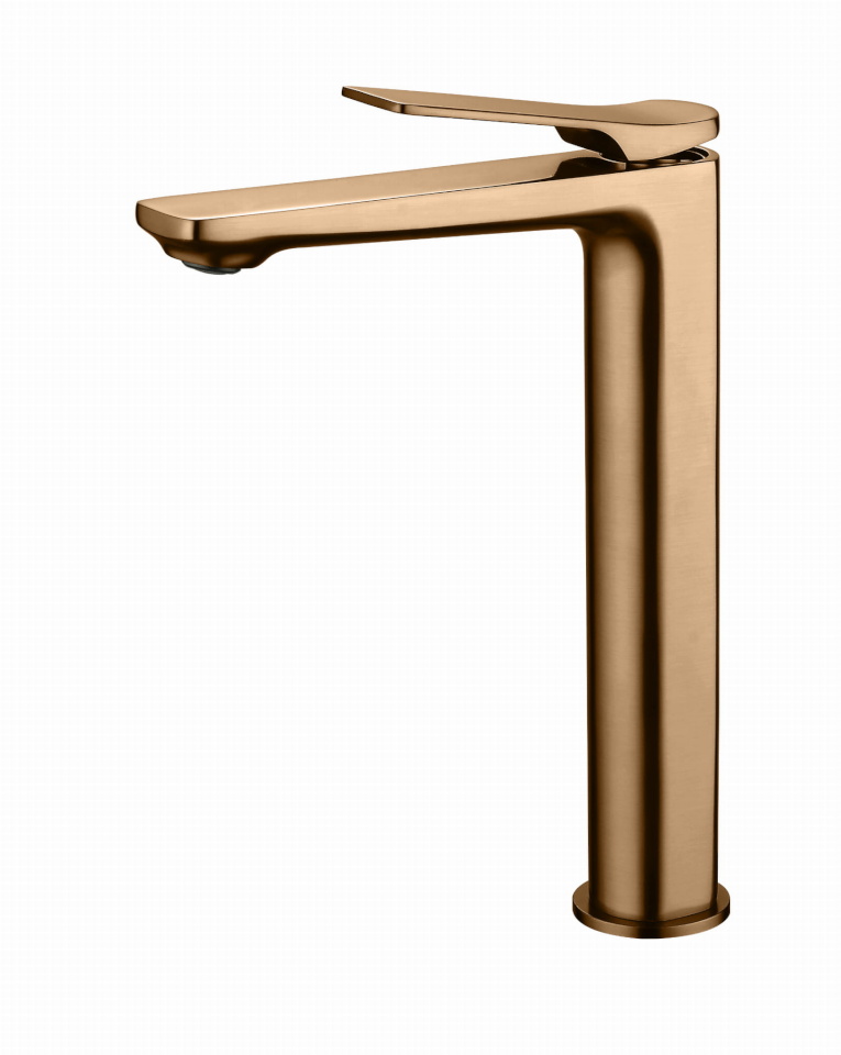 Invena segisti MIXER WASHBASIN HIGH NERI COPPER