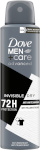 Dove Men+ deodorant Care Advanced Invisible Dry 150ml, meestele