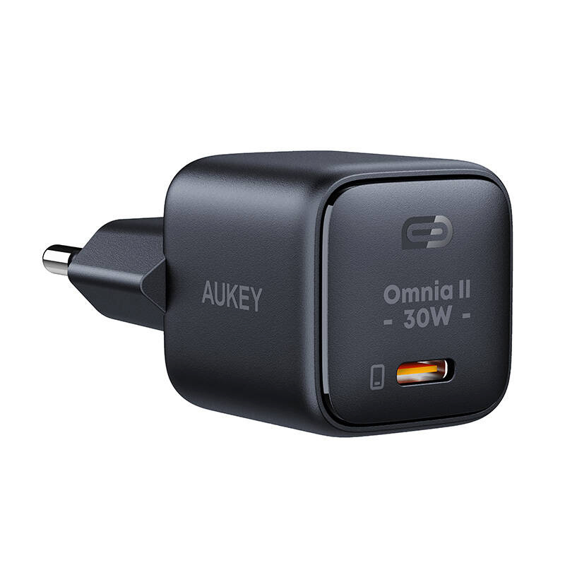 Aukey seinalaadija PA-B1L,USB-C, 30W must