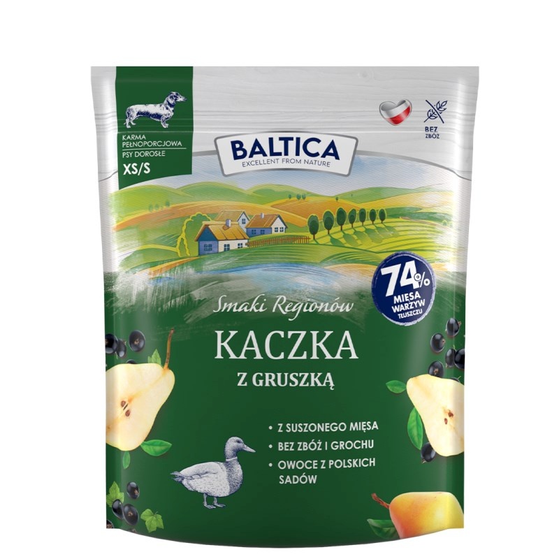 Baltica kuivtoit koerale Smaki Regionów Small Breeds Duck with Pear, 1kg