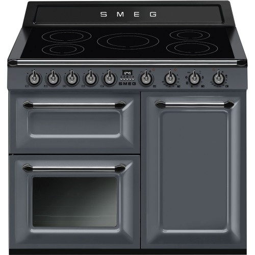 Smeg elektripliit TR103IGR2 Victoria, 5 x induktsioon, 3 x elektriahi, aurupuhastus, 100 cm, hall