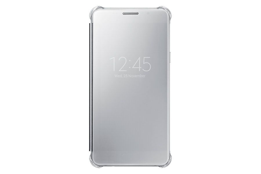 Samsung Galaxy A5 (2016) mobiilikott Clear View Cover, hõbedane
