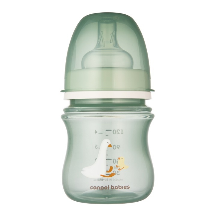 Canpol BABIES Anti-Colic lutipudel 120 ml PP EasyStart GOOSE, 35/244