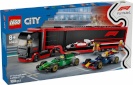 LEGO klotsid 60445 City F1 Transporter mit RB20 & AMR24 F1 Rennautos