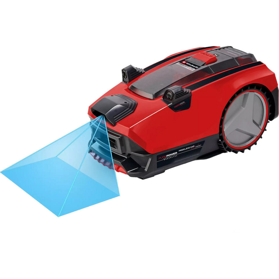 Einhell robotmuruniiduk Power X-Change FREELEXO CAM PLUS 600 Robotic Lawnmower, punane/must