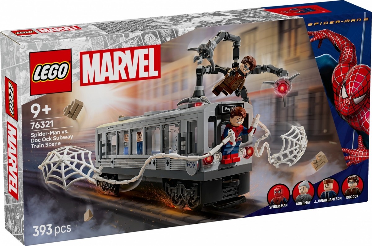 LEGO klotsid 76321 Marvel Super Heroes Spider-Man vs. Doc Ock: Showdown in der U-Bahn
