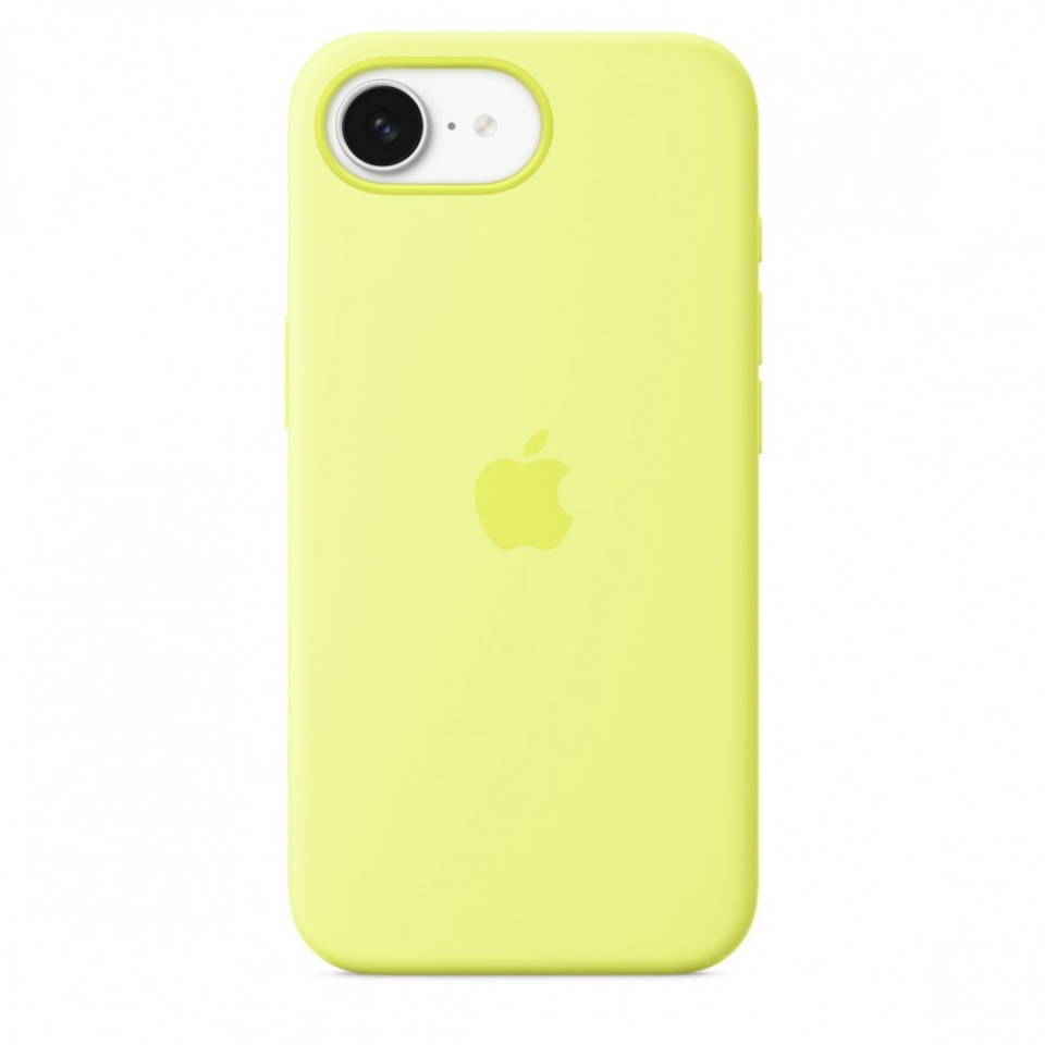 Apple kaitsekest iPhone 16e Silicone Case - Neon Yello