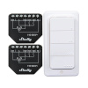 Shelly Set of 2 Blind/curtain WiFi controllers Shutter + BLU RC Button 4