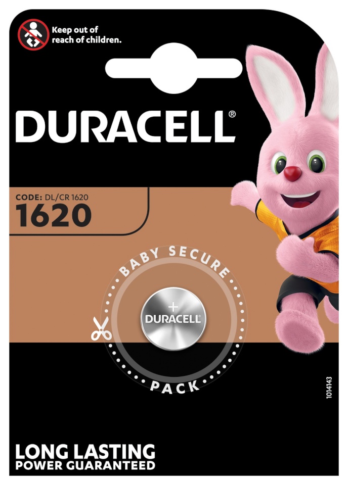 Duracell patarei DL 1620 3V liitium 1tk.