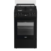 Whirlpool gaasipliit elektriahjuga W5G8LMSWTB Gas Cooker with Electric Oven, must